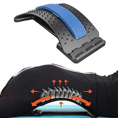 JugaadMart Back Pain Relief + Posture Corrector + Back Stretcher