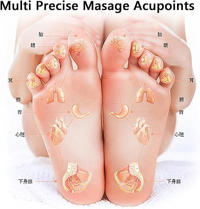 JugaadMart Acupressure Reflexology Socks (Stick Included)