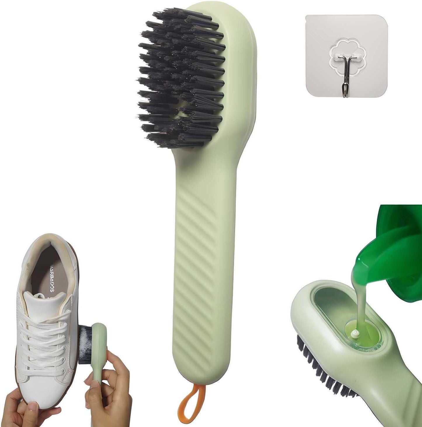 JugaadMart Multifunctional Shoe and Cloth Polishing Brush 2.0