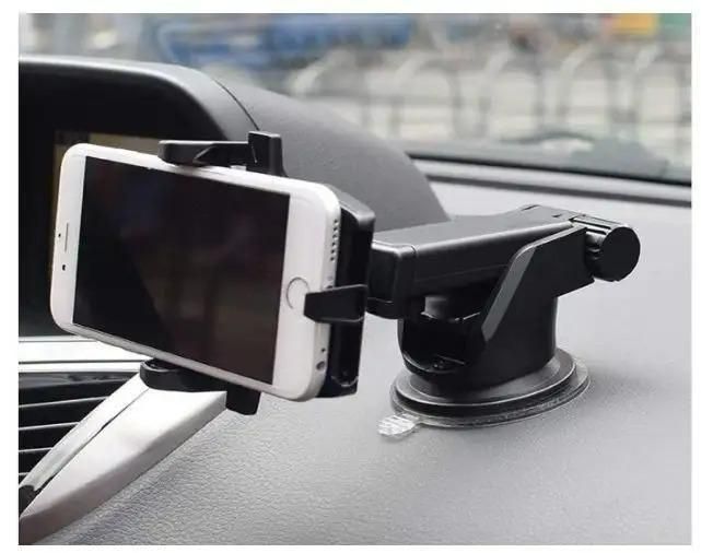 JugaadMart Car Mobile Holder For Dashboard Black 360 Rotation