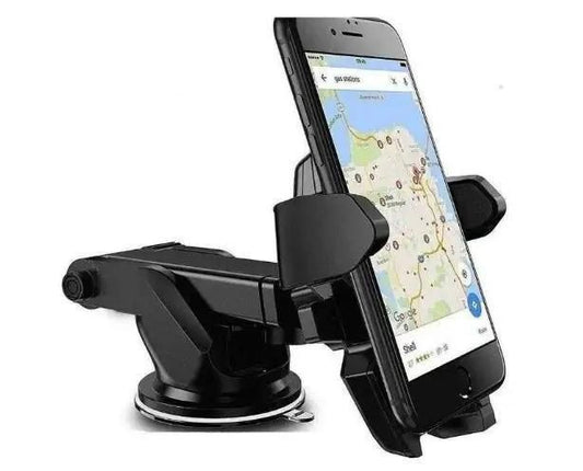 JugaadMart Car Mobile Holder For Dashboard Black 360 Rotation