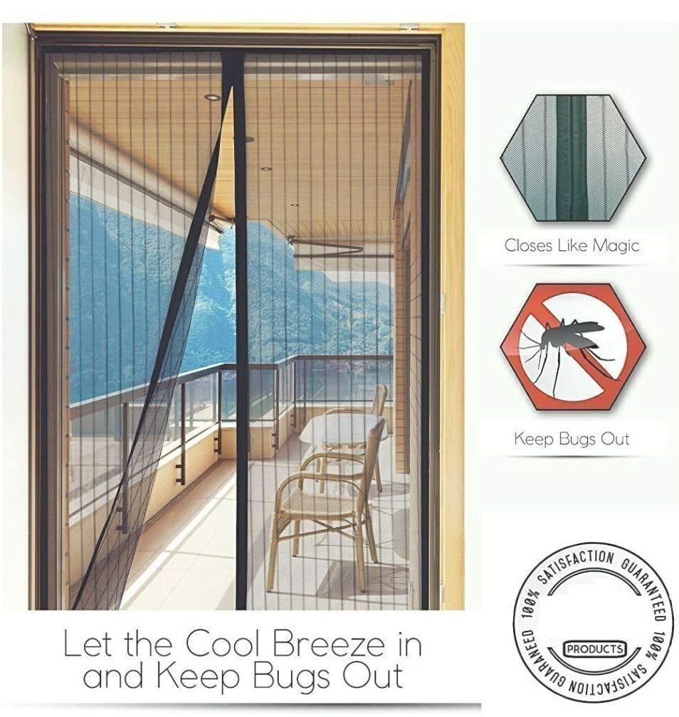 JugaadMart Magnetic Foldable Anti Mosquito Door Curtains