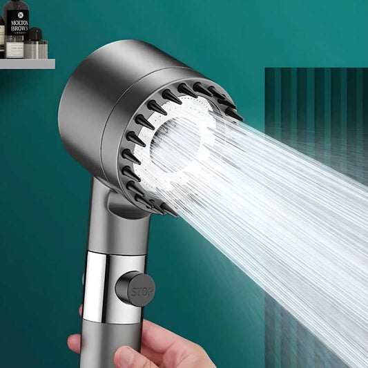 JugaadMart - High Pressure 3-Setting Handheld filtration brush Shower head