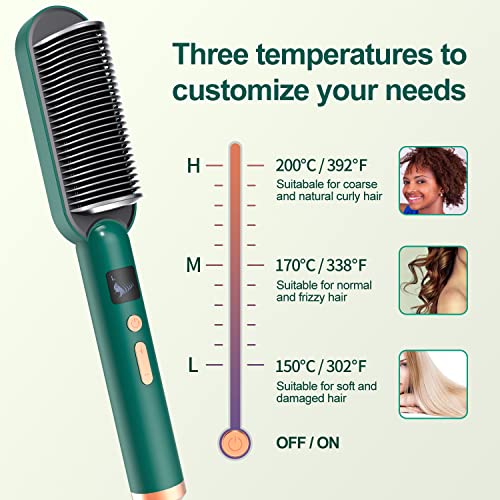 Professional Electric Hair Straightener Comb™