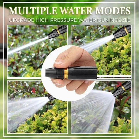 JugaadMart Portable High Pressure Washing Water Nozzle 2.0 (Black)